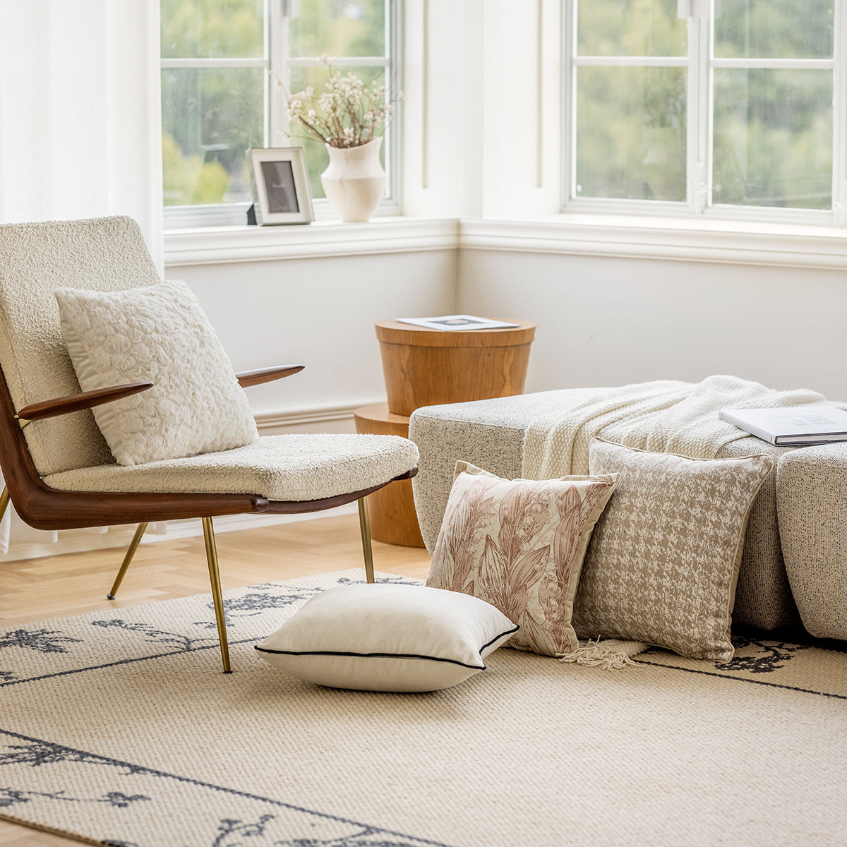 Chenilla Sofa Pillow Cover