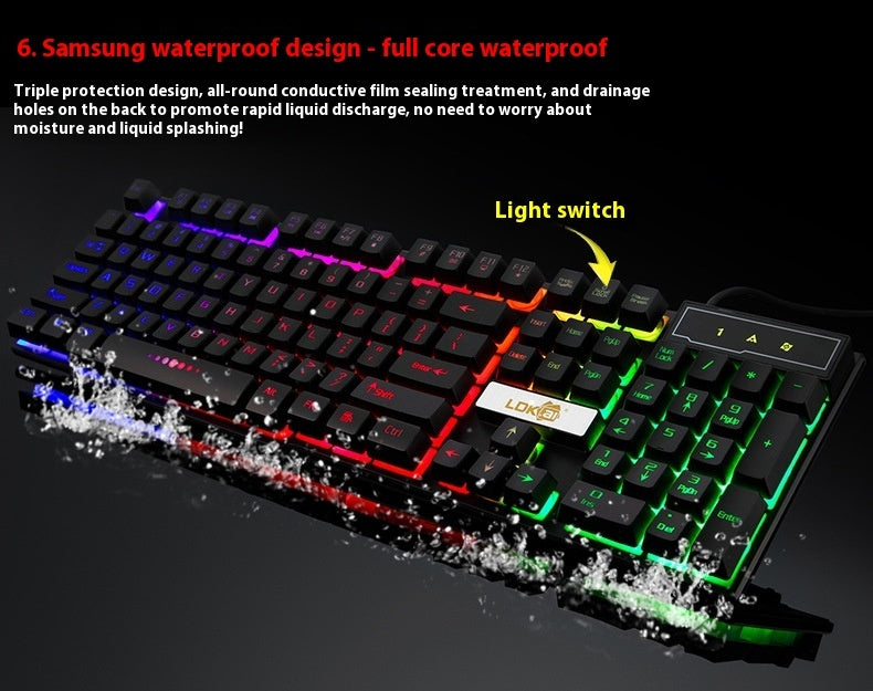 Industry gaming keyboard