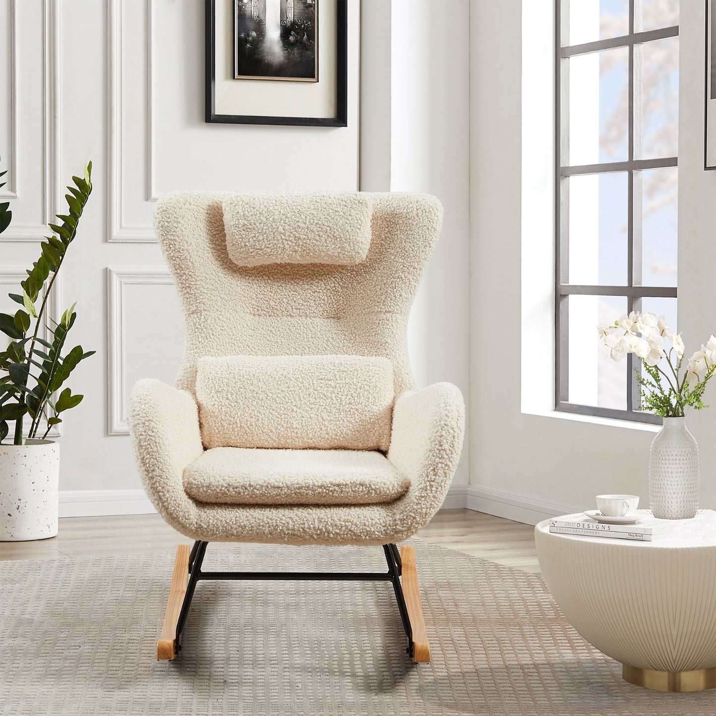 Snug Swing Rocking Chair [Beige]