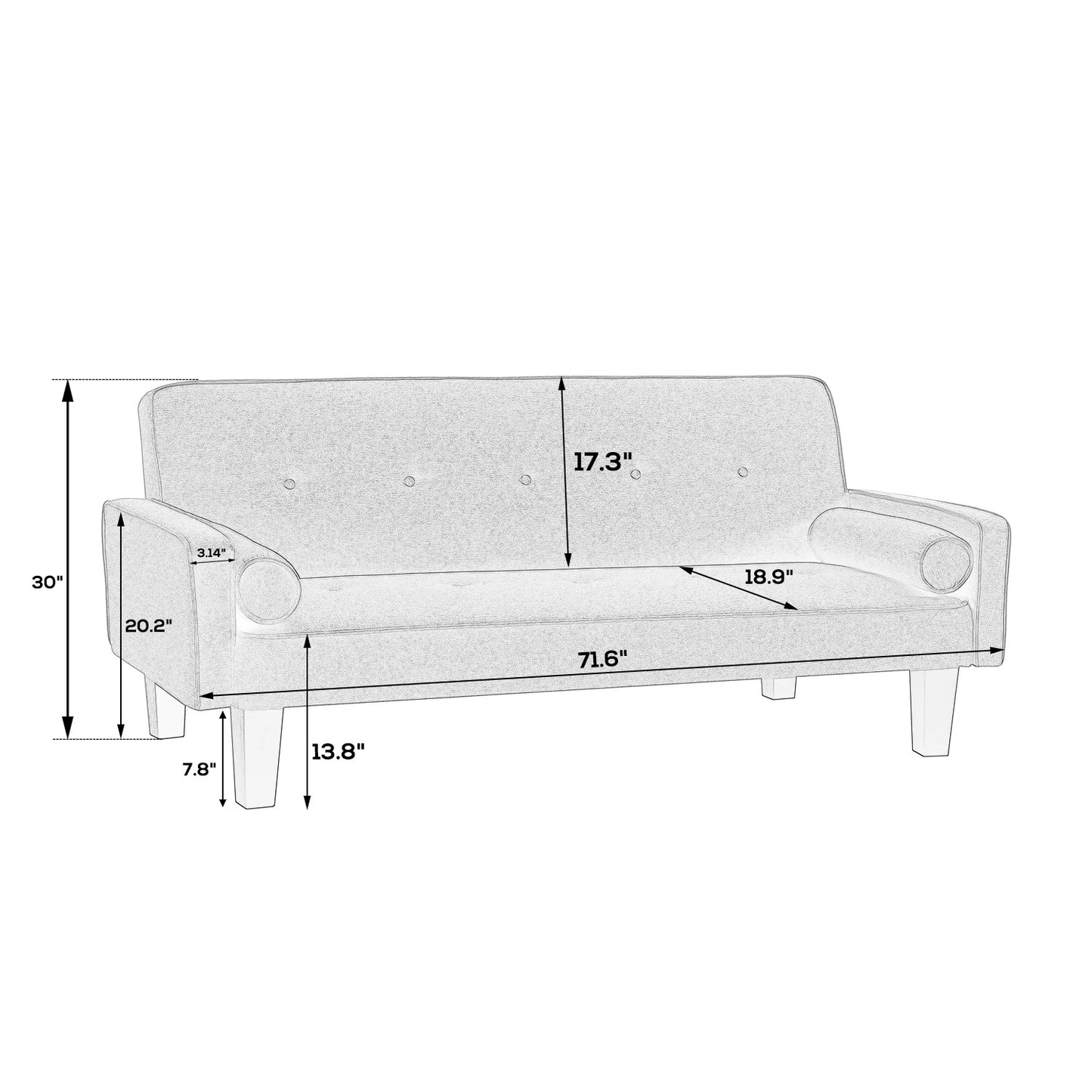 Orion Crest Sofa